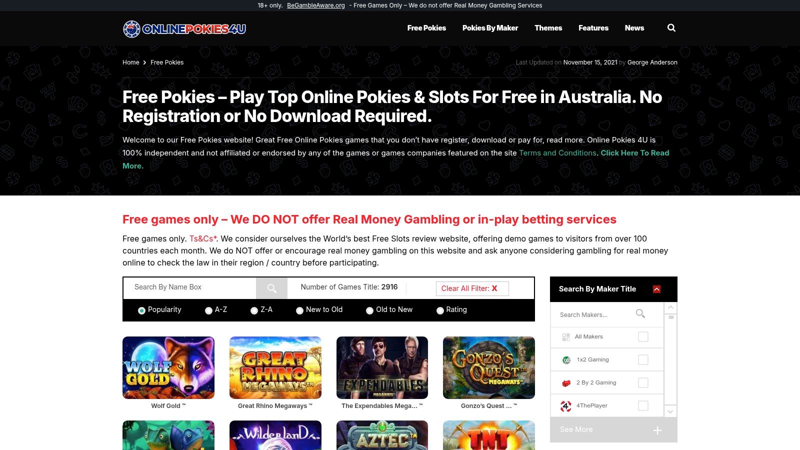 Online Pokies 4U (Australia)
