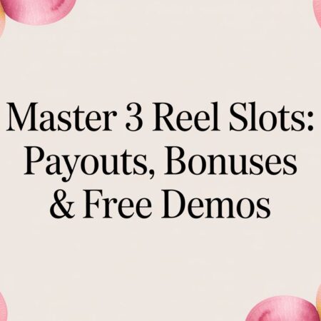 Master 3 Reel Slots: Payouts, Bonuses & Free Demos