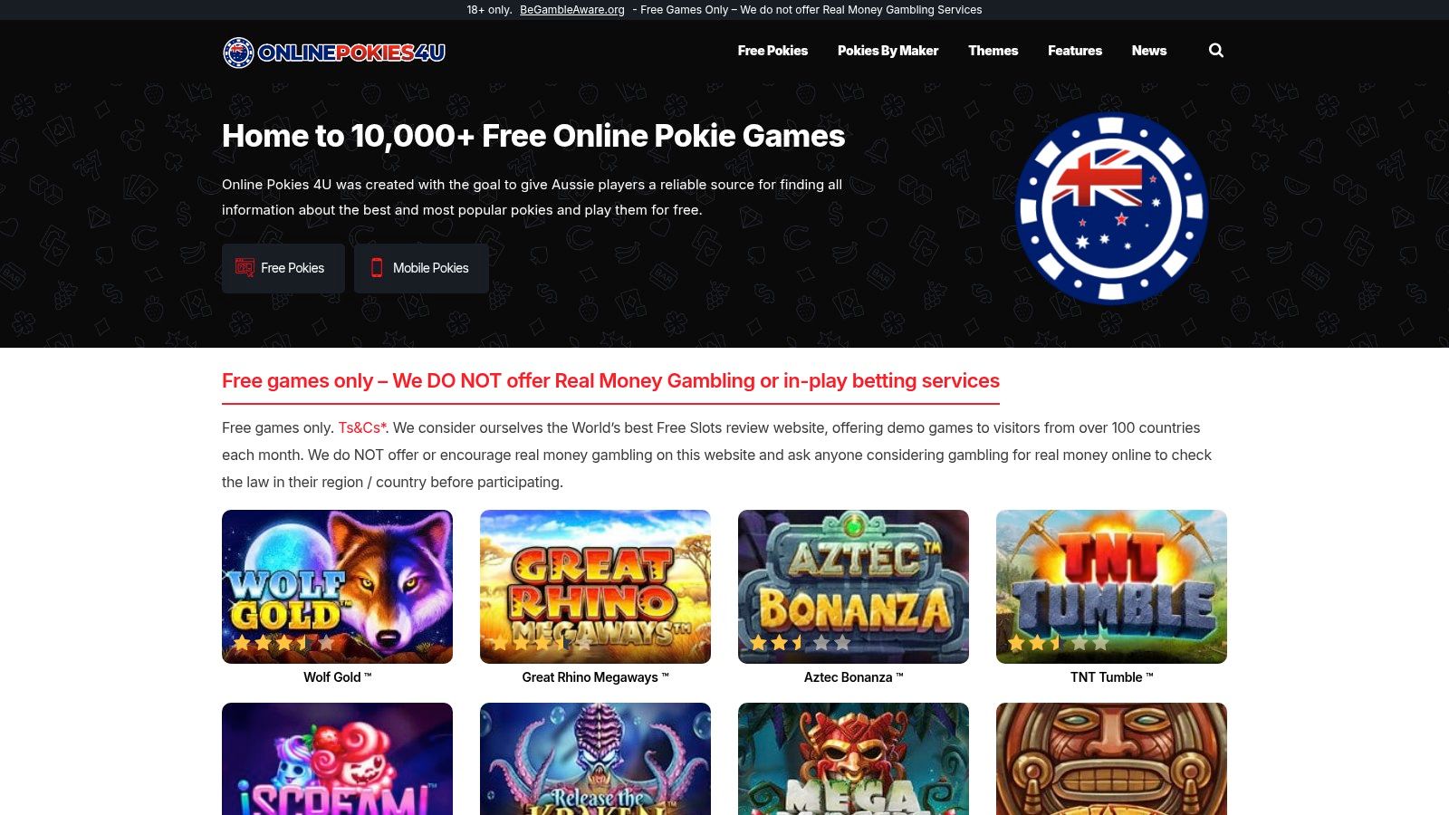 OnlinePokies4U