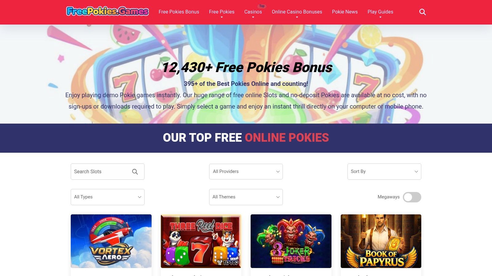 Free Pokies Games