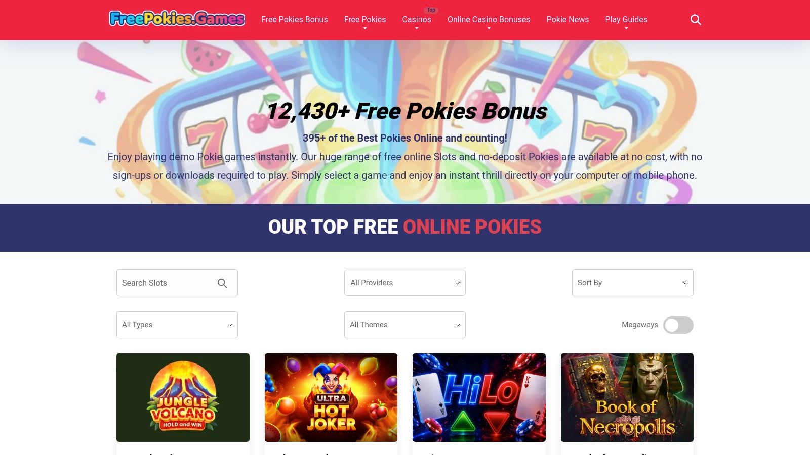 Free Pokies Games