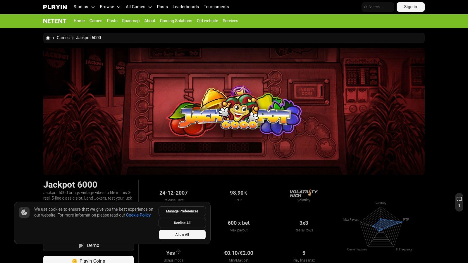 Blood Suckers, NetEnt