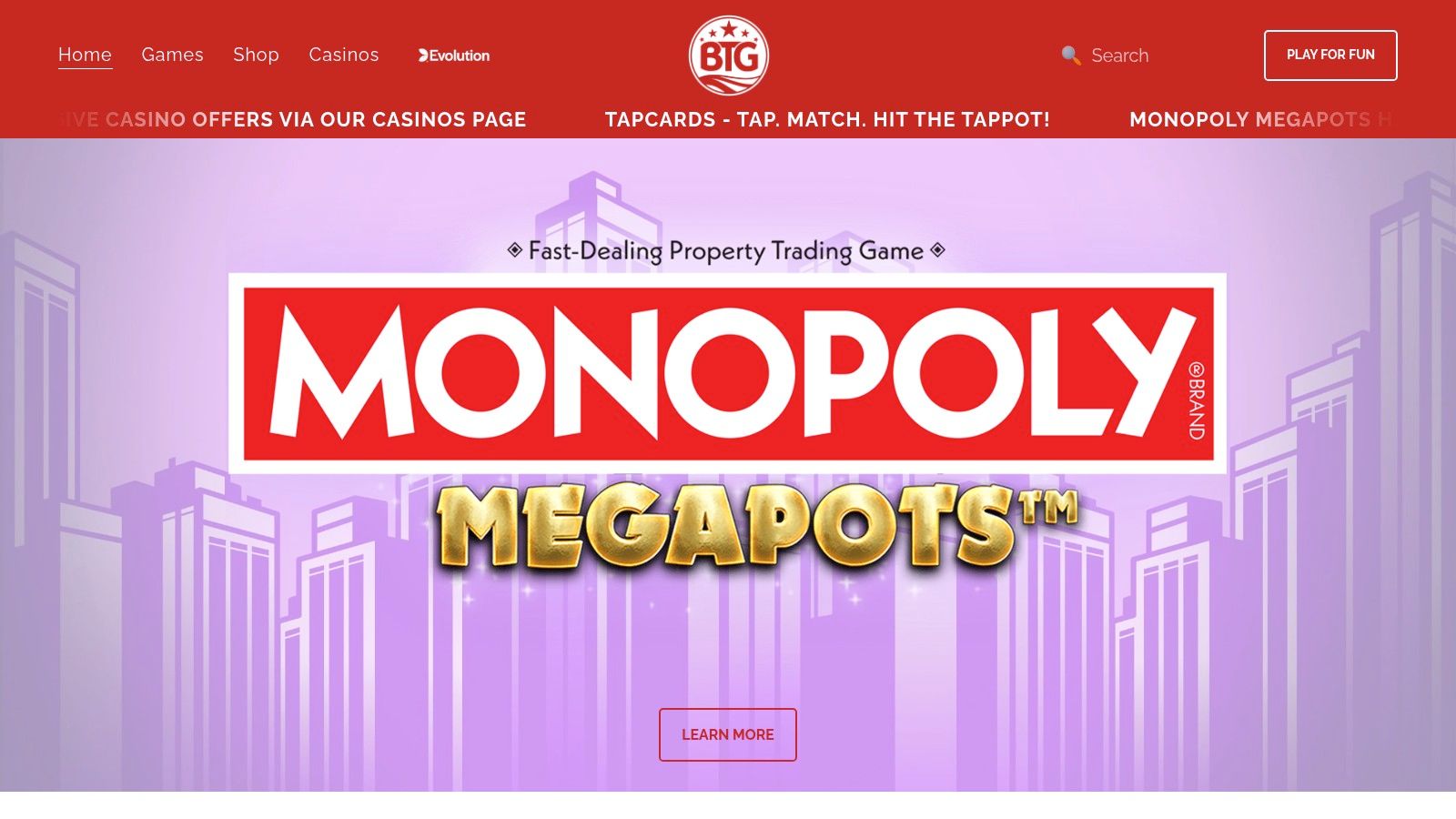 Big Time Gaming (BTG): Modern Realism with a Megaways Punch