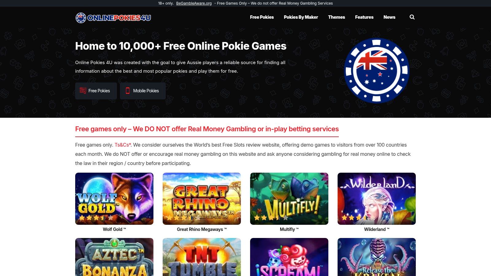 OnlinePokies4U