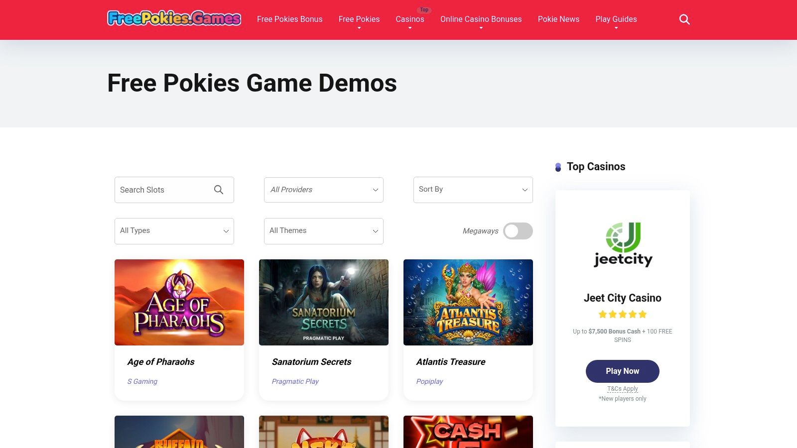 Slots – Free Pokies Game Demos